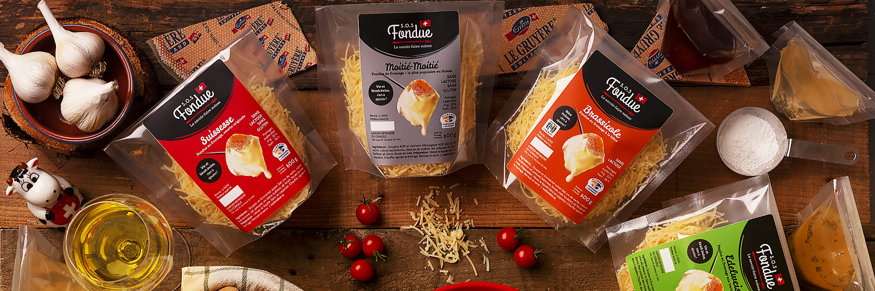 King Communications - Branding et web - SOS Fondue