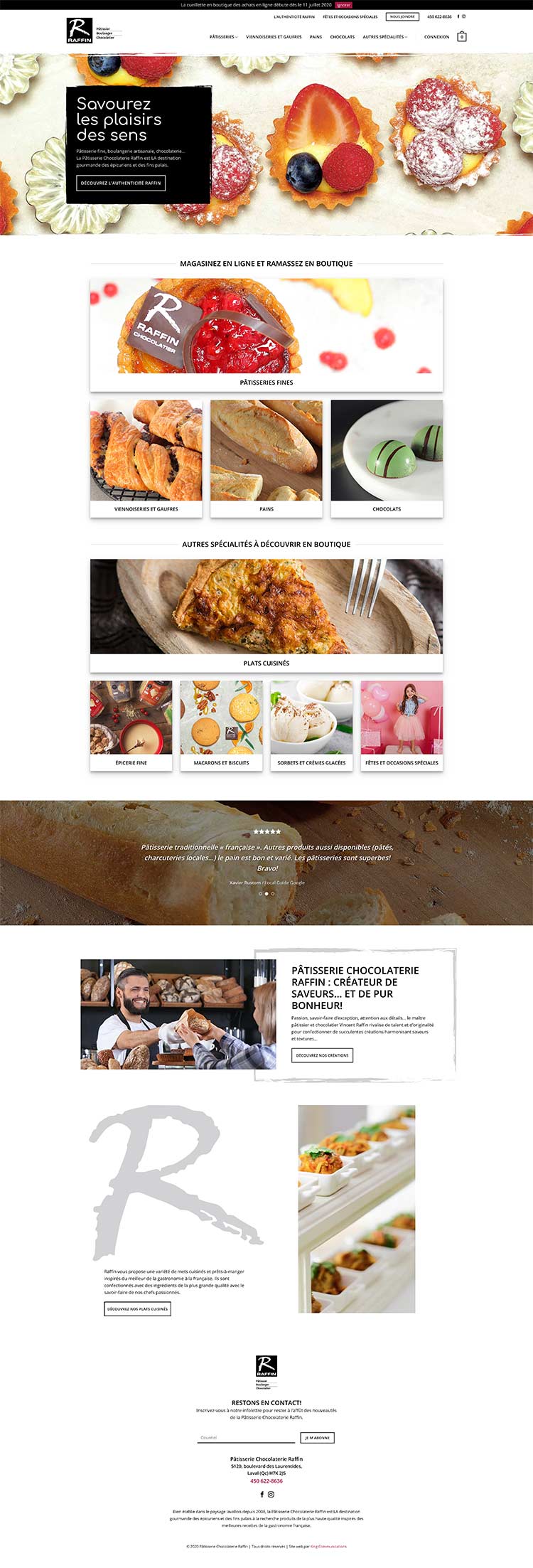 King Communications - Agence - Pâtisserie Raffin