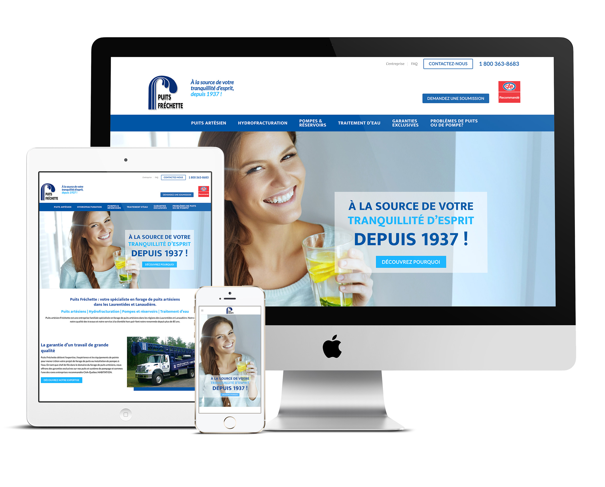 Puits Fréchette | Réalisations | King Communications