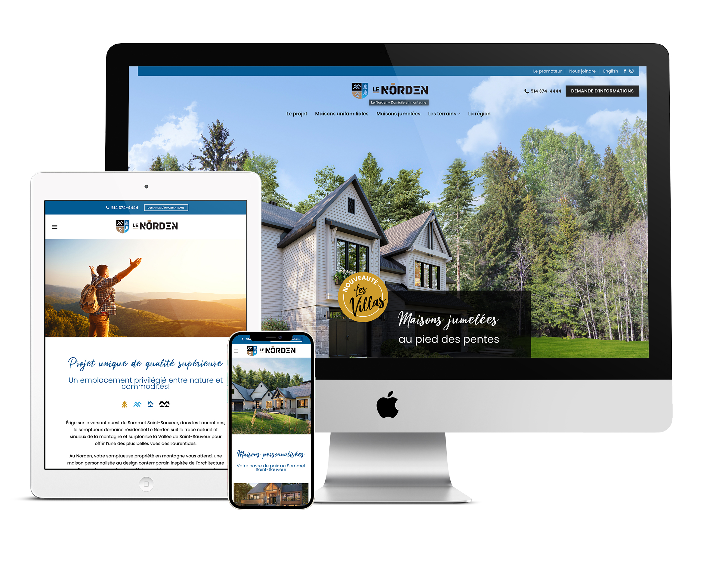 Site web Le Norden | Réalisations | King Communications